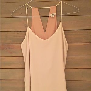 Sleeveless Strappy Neutral Classic Womens Tank Large